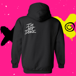 NEXT - Adult NEXT Red Foil and Glow In The Dark Hooded Sweatshirt